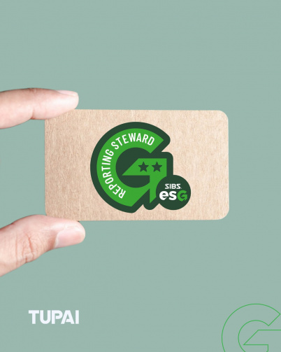 TUPAI once again awarded the SIBS ESG Reporting Steward seal