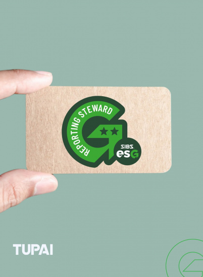 TUPAI once again awarded the SIBS ESG Reporting Steward seal
